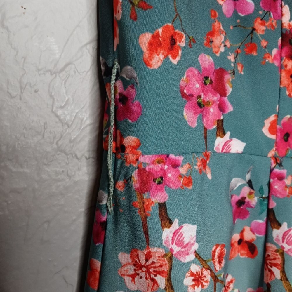 eShakti Custom Floral and Birds Dress - Picture 7 of 7